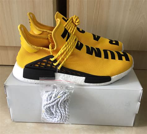 Adidas NMD Human Race yellow real boost :topkickss.com | Adidas nmd ...