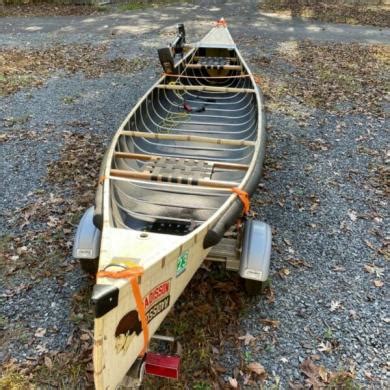 13’ 6” Radisson “Sportspal” Canoe, Motor & Trailer for sale from United ...