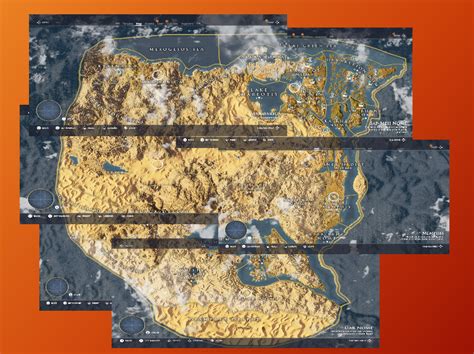 The entire map of Assassin's Creed Origins.. Kinda : r/assassinscreed