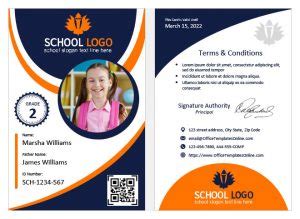 Download Student ID Card Template