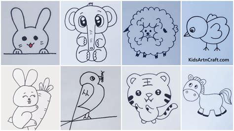 How To Draw Farm Animals For Kids