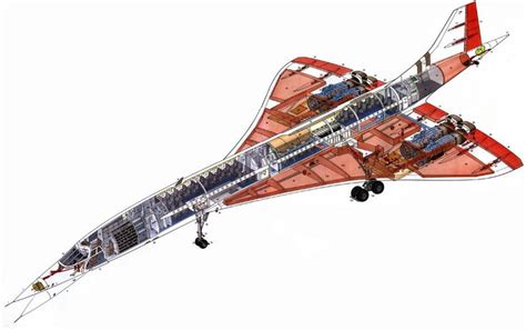 A cutaway schematic of the Concorde | Concorde, Concord airplane ...