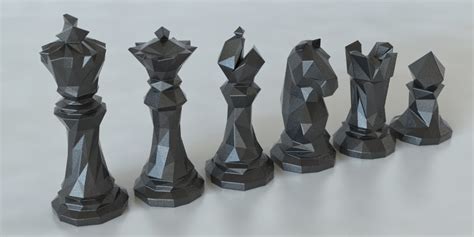 3d printed chess set