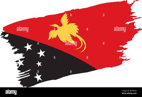 Papua New Guinea flag, vector Stock Vector Image & Art - Alamy