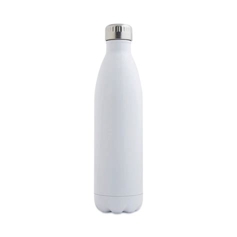 Stainless Steel Insulated Water Bottle 25 oz - Glossy White - Thrive Market