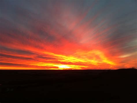 Kansas Winter Sky At Prairie Fire Winery - Prairie Fire Winery