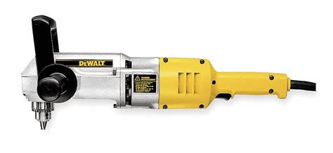 DEWALT Right Angle Drill, 1/2 In, 300/1200 RPM - 4KV37|DW124 - Grainger