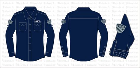 Model Desain Seragam NET TV, Baju Kemeja Simple dan Elegan