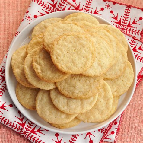 Vanilla Wafer Cookies Recipe | Taste of Home