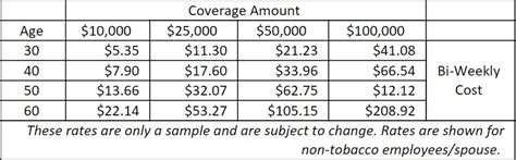 Aflac Life Insurance Coverage Sample