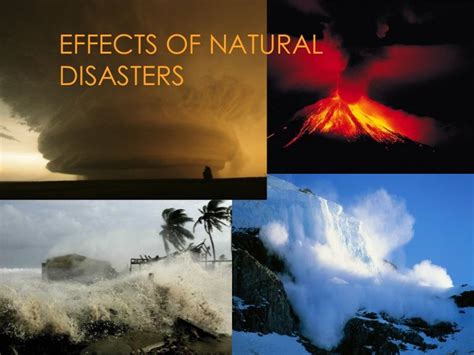 Effects of natural disasters