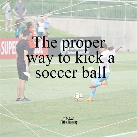 Kick a soccer ball the proper way [laces and bending] - video