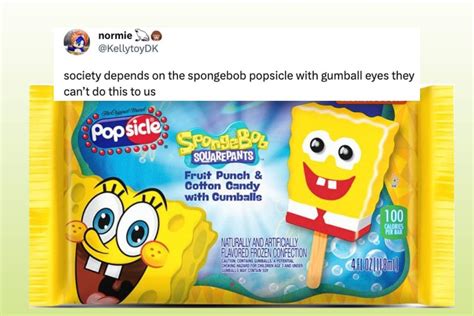 Ugly Spongebob Popsicle