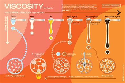 Viscosity | Food science, Science poster, Food technology