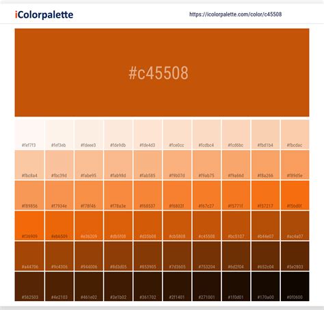 Rust Orange information | Hsl | Rgb | Pantone