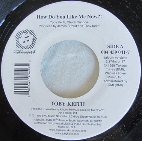 Toby Keith - How Do You Like Me Now? (Vinyl, 7") | Discogs