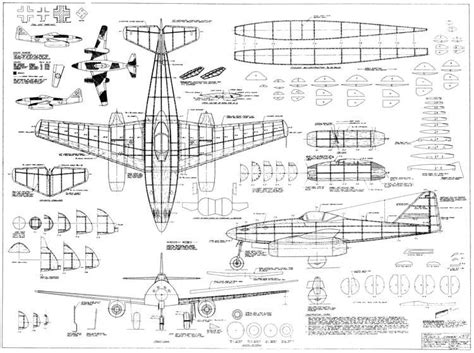 Messerschmitt Me 262 Blueprints