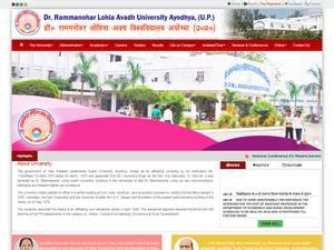 Dr. Ram Manohar Lohia Avadh University Ranking