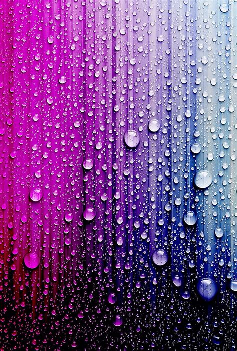 Rainbow Rain, drops, water, HD phone wallpaper | Peakpx