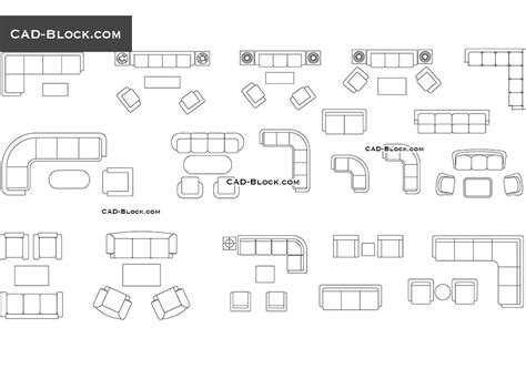 Couch Floor Plan Symbol | Viewfloor.co