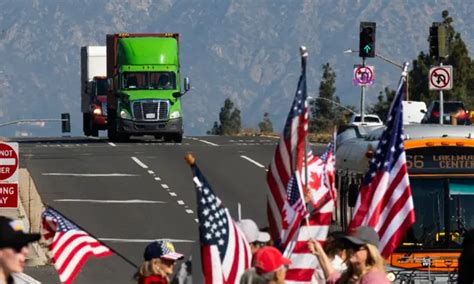 ‘Take Our Border Back’ Convoy Is Underway As Truckers Depart From ...