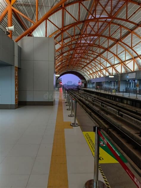 Photo of Palembang LRT Station Editorial Stock Image - Image of concept ...