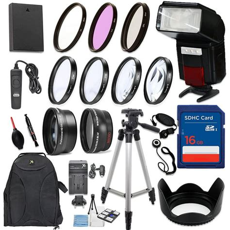 58mm 17 Piece Accessory Kit for Canon EOS Rebel T6, T5, T3, 1300D ...