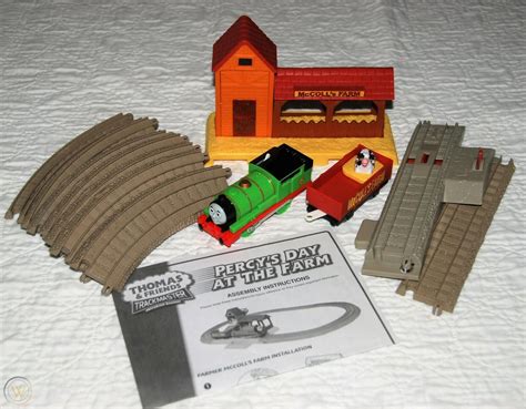 Thomas ~Trackmaster ~ PERCY'S DAY AT THE FARM w/ Motorized Train ...