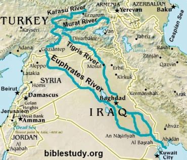 Euphrates River Map