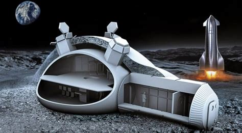 SpaceX - NASA First Moon Base | WordlessTech