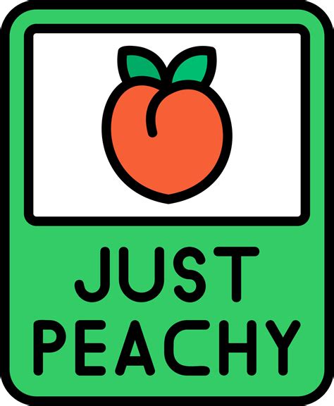 Just Peachy Vector Icon 31012365 Vector Art at Vecteezy