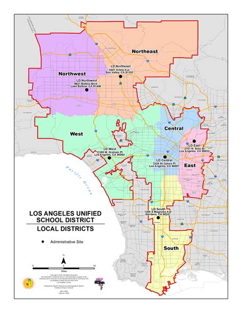 LAUSD Maps / Local District Maps 2022-2023