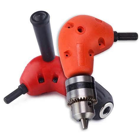 XWQ 90 Degree Angled Electric Drill Chuck Attachment Adapter Extension ...