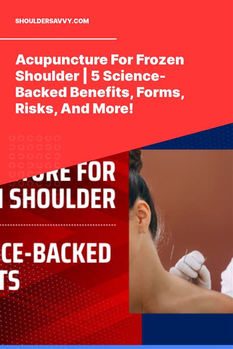 5 Benefits Of Acupuncture For Frozen Shoulder | Science-Based