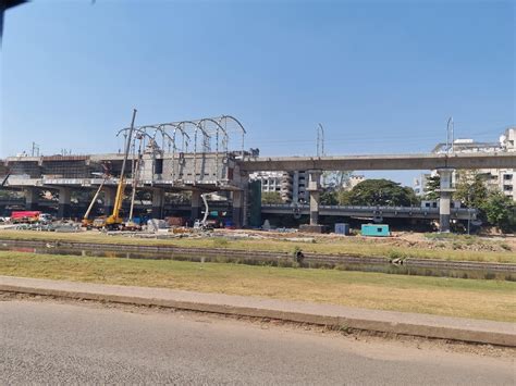 Pune metro stations being constructed : r/pune