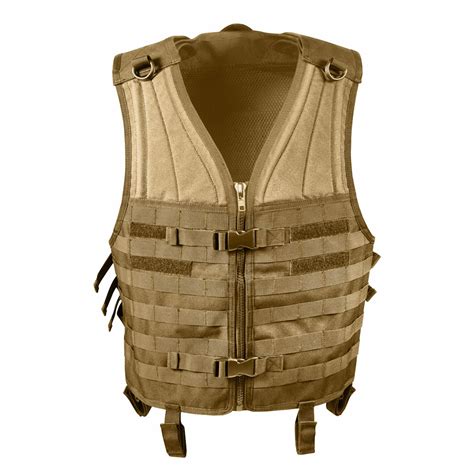 Coyote Brown MOLLE Modular Tactical Vest