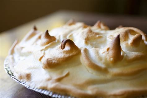 Lemon Meringue Pie with A Graham Cracker Crust - Partial Ingredients