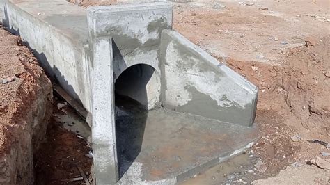 Pipe Culvert Construction Details | Ring Culvert | Using Rubber Balloon ...