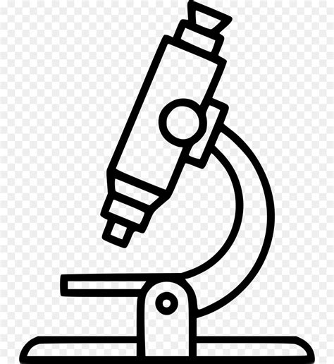 Cartoon Microscope Clipart Black