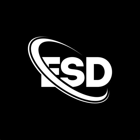 logotipo de esd. letra esd. diseño del logotipo de la letra esd ...