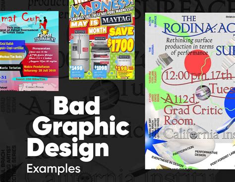 14 Really Bad Graphic Design Examples [& How To Fix Them] - RGD