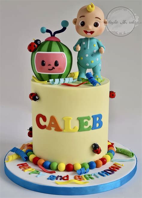 Cocomelon Birthday Cake Cocomelon Cake With Images Birthday Cake ...