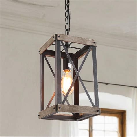 LNC HOME Foyer Pendant Lighting Farmhouse Bedroom Lighting A03437-7 ...