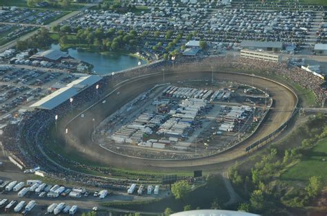 Aerial view of races | Eldora Speedway | Flickr