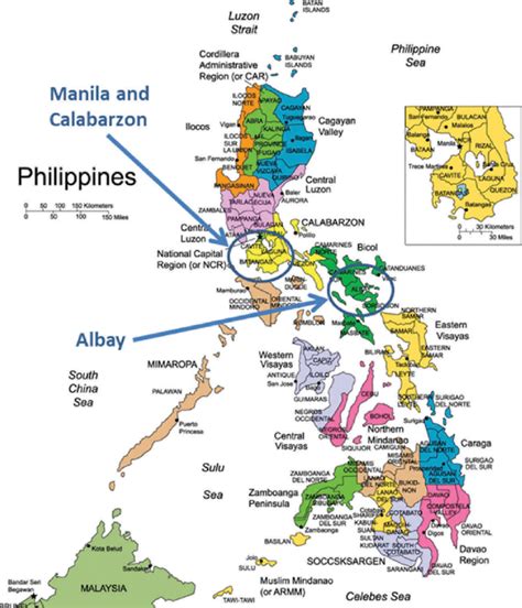 Map Of Albay Philippines - Danya Ellette