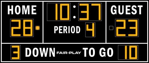 FB-8114 Football Scoreboard - Fair-Play Scoreboards