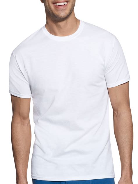 Hanes - Hanes Men's Super Value 10pk White Crew Neck T-Shirt - Walmart ...