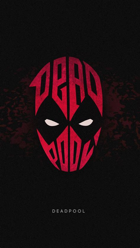 Deadpool Superhero Minimalist Wallpaper 4k HD ID:10441