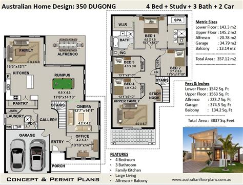 2 Storey Modern House Designs And Floor Plans