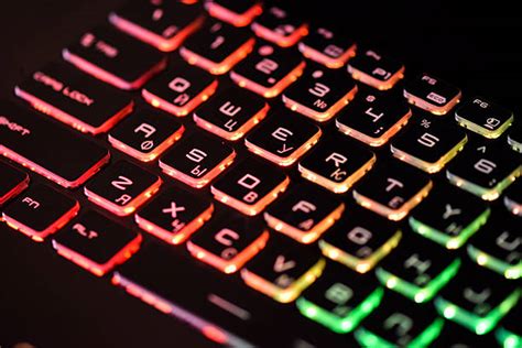 270+ Laptop Keyboard With Red Backlight Stock Photos, Pictures ...